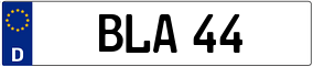 Truck License Plate